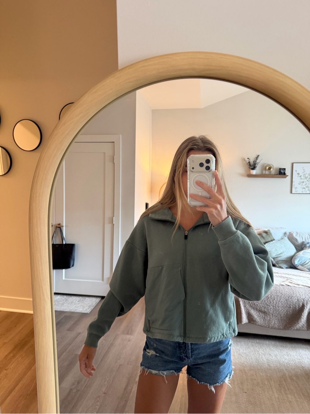 Women's Green Hoodie